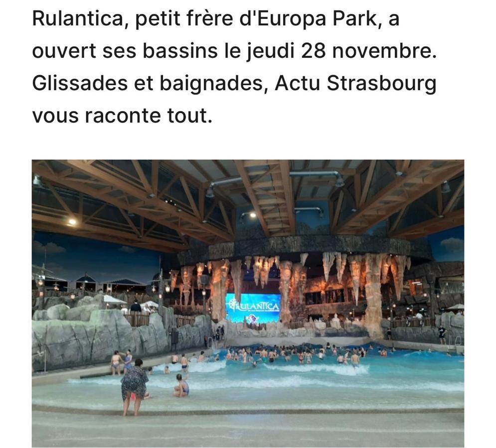 Apartamento Location Mh Situee A 15 Mn D Europa Park Et Rulantika Boofzheim Exterior foto